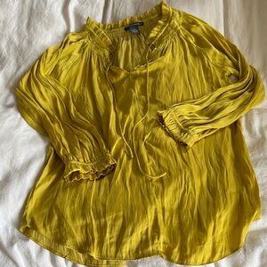 Chelsea & Theodore Mustard Blouse